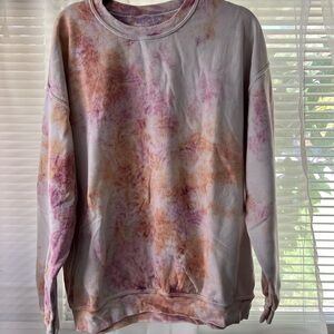 Urban Outfitters Oversized Tie Dye Crewneck